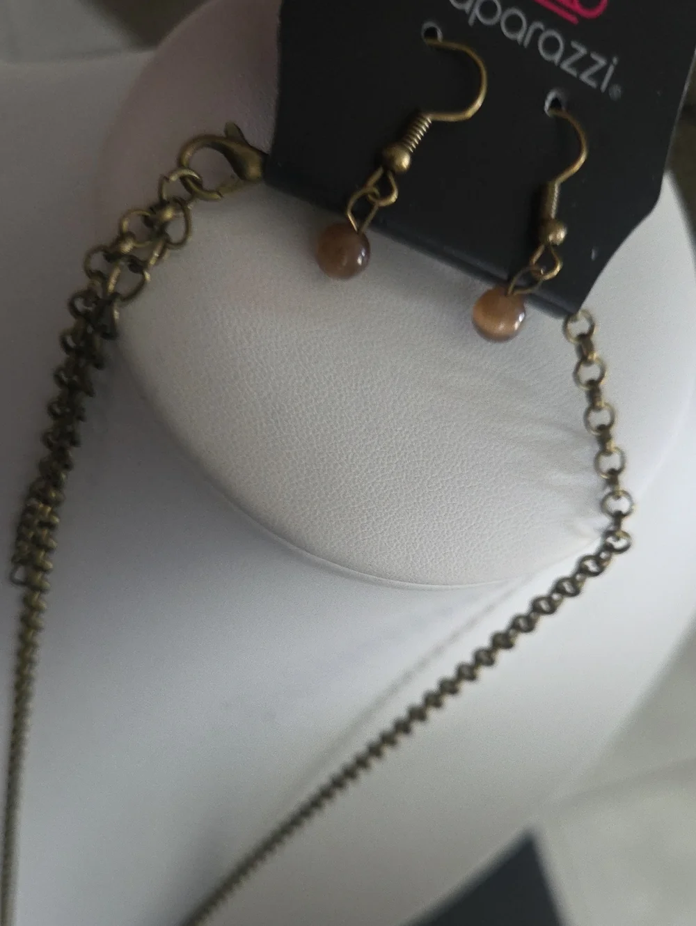 Paparazzi East Coast Elixir Brown Necklace NWT